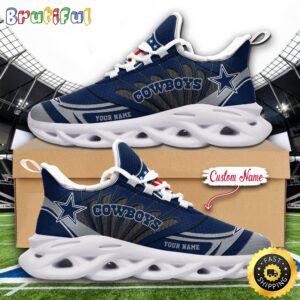 Sportswearmerch Dallas Cowboys NFL Football New Season Sneaker Max Soul Shoes For Fan