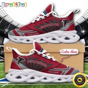 Sportswearmerch Atlanta Falcons NFL Football New Season Sneaker Max Soul Shoes For Fan