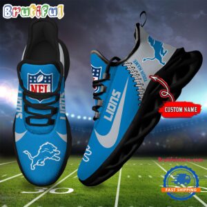 Sportswearmerch Detroit Lions NFL Football New Season Sneaker Max Soul Shoes For Fan