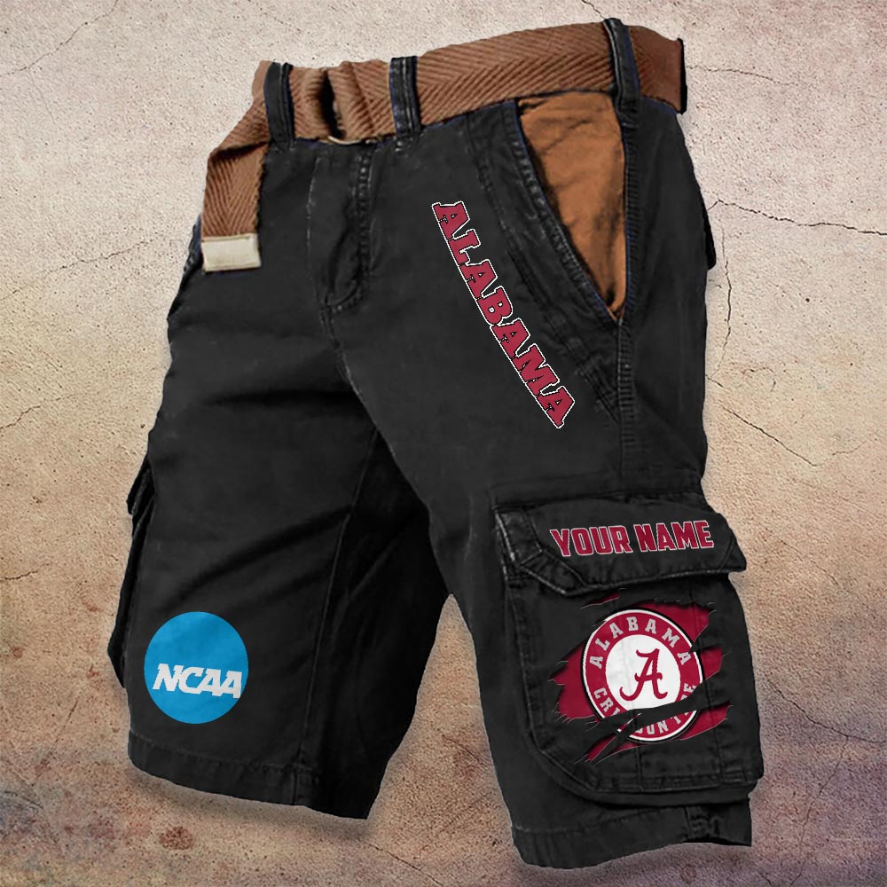 Sportswearmerch Alabama Crimson Tide MLB Denim Short For Fan