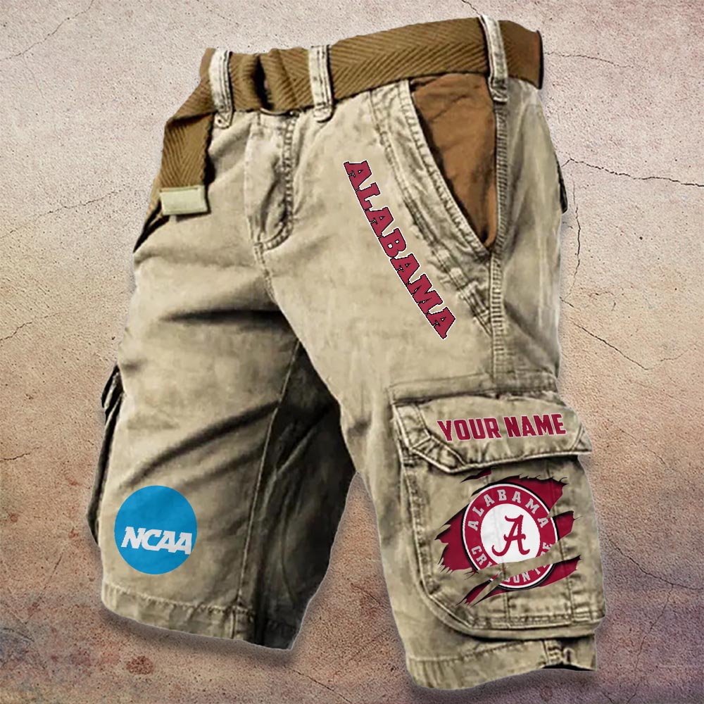 Sportswearmerch Alabama Crimson Tide MLB Denim Short For Fan