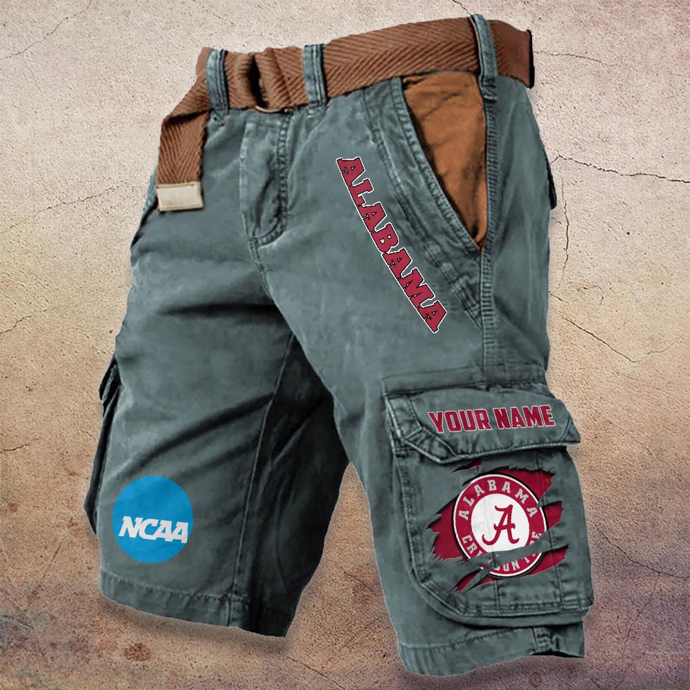 Sportswearmerch Alabama Crimson Tide MLB Denim Short For Fan