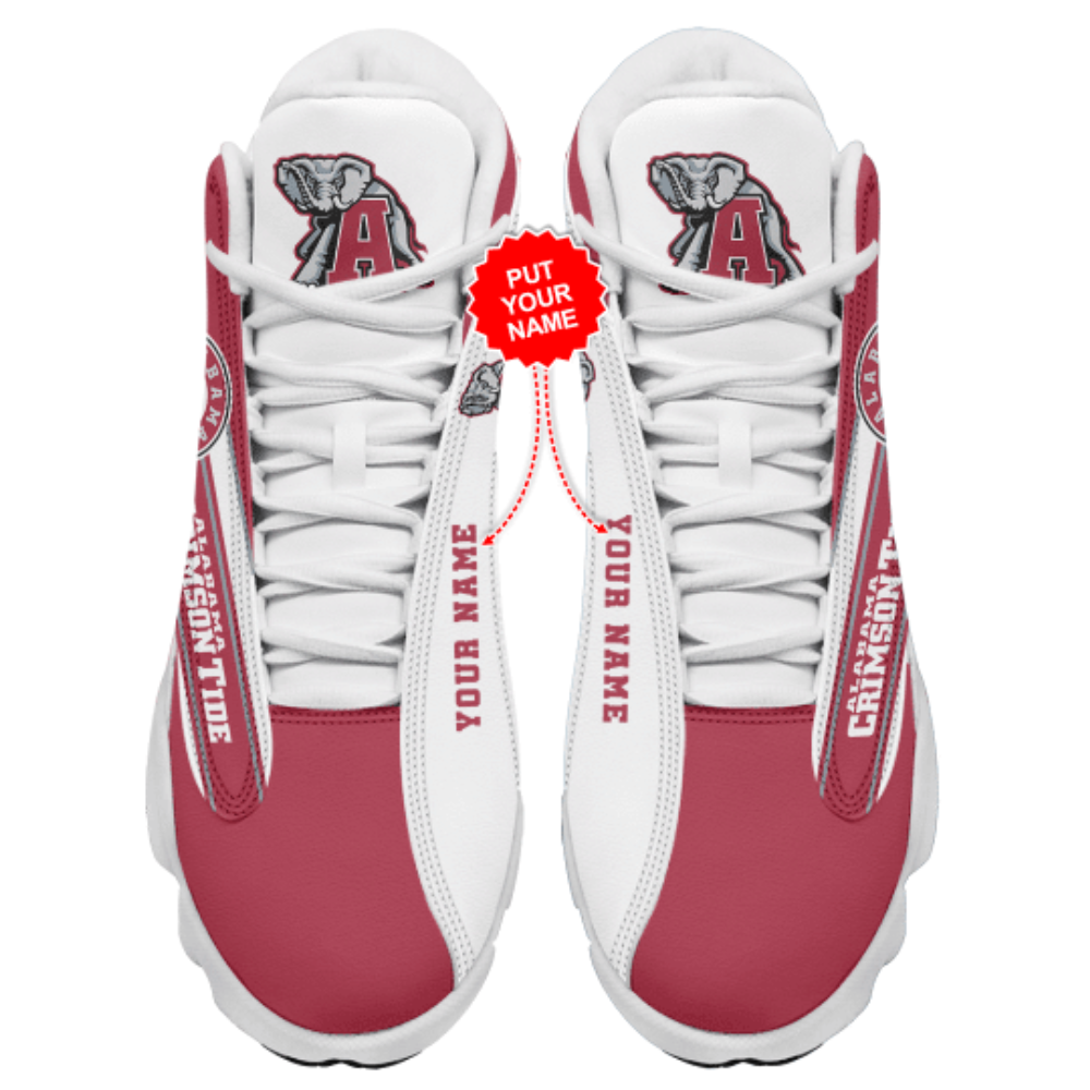 Sportswearmerch Alabama Crimson Tide NCAA AJ13 Sneakers Shoes For Men And Women