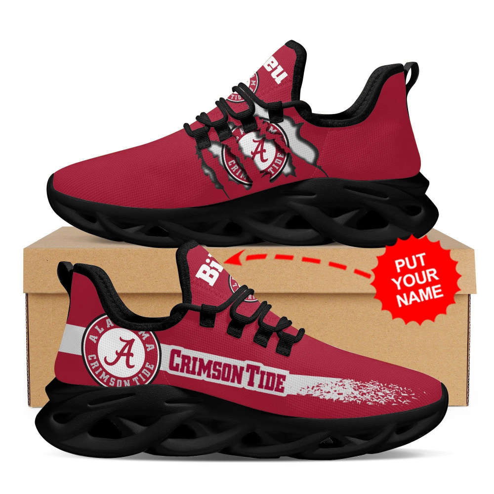 Sportswearmerch Alabama Crimson Tide NCAA Max Soul Shoes Sneakers For Men And Women