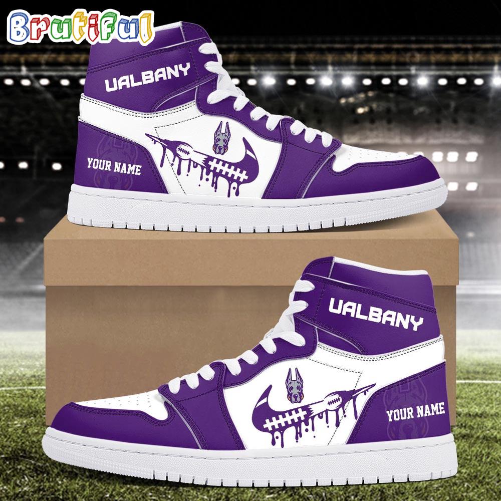 Sportswearmerch Albany Great Danes NCAA AJ1 High Sneakers Shoes For Men And Women