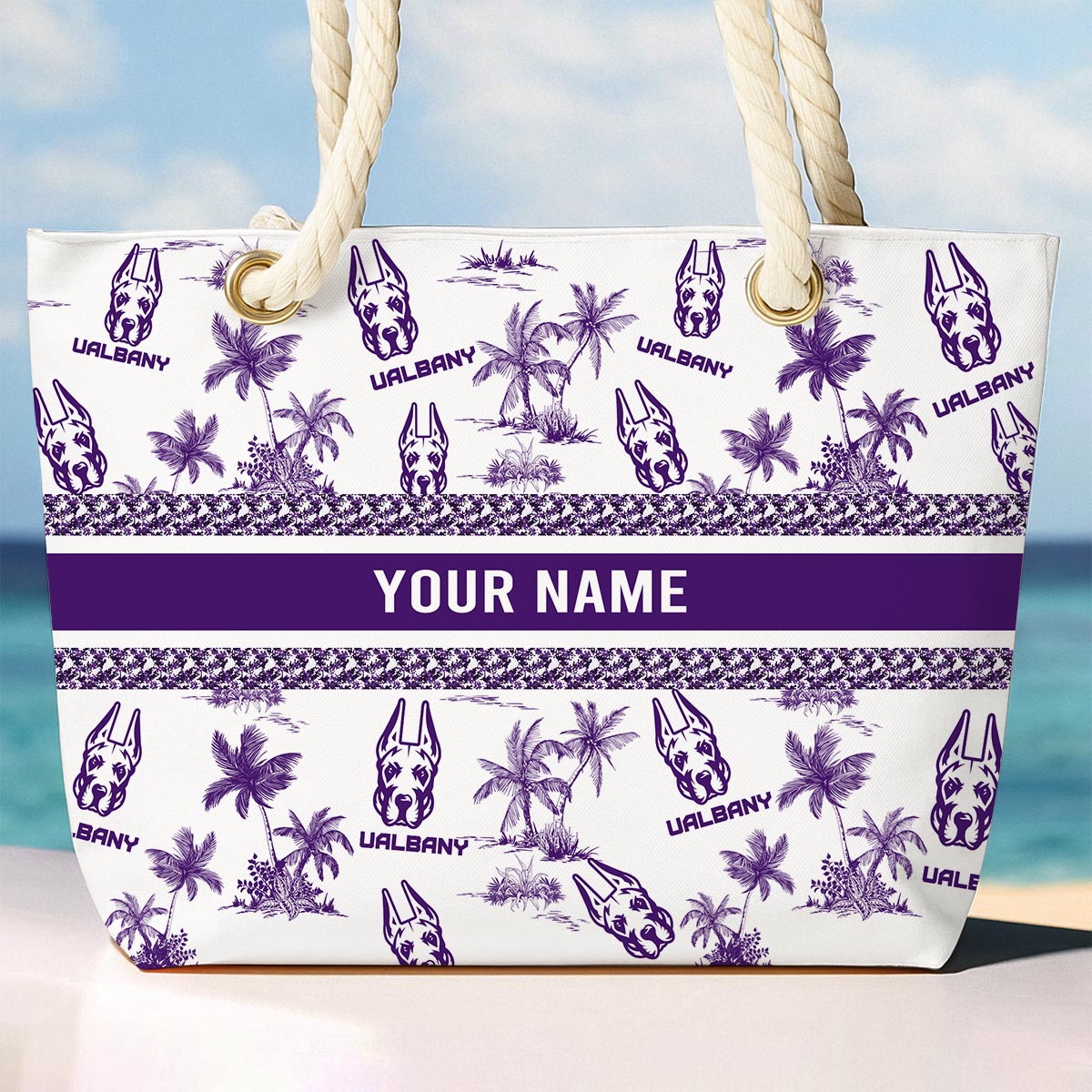Sportswearmerch Albany Great Danes NCAA Beach Bag For Fan