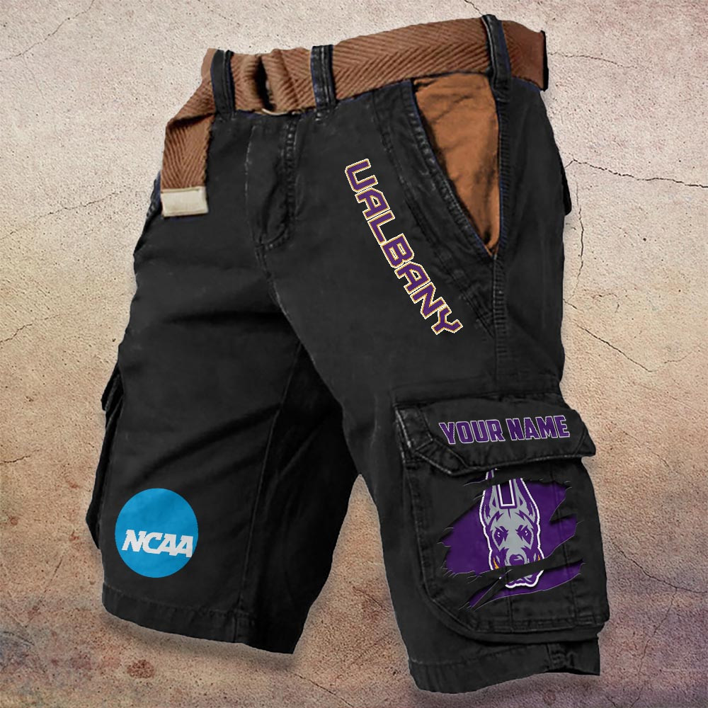 Sportswearmerch Albany Great Danes NCAA Denim Short For Fan