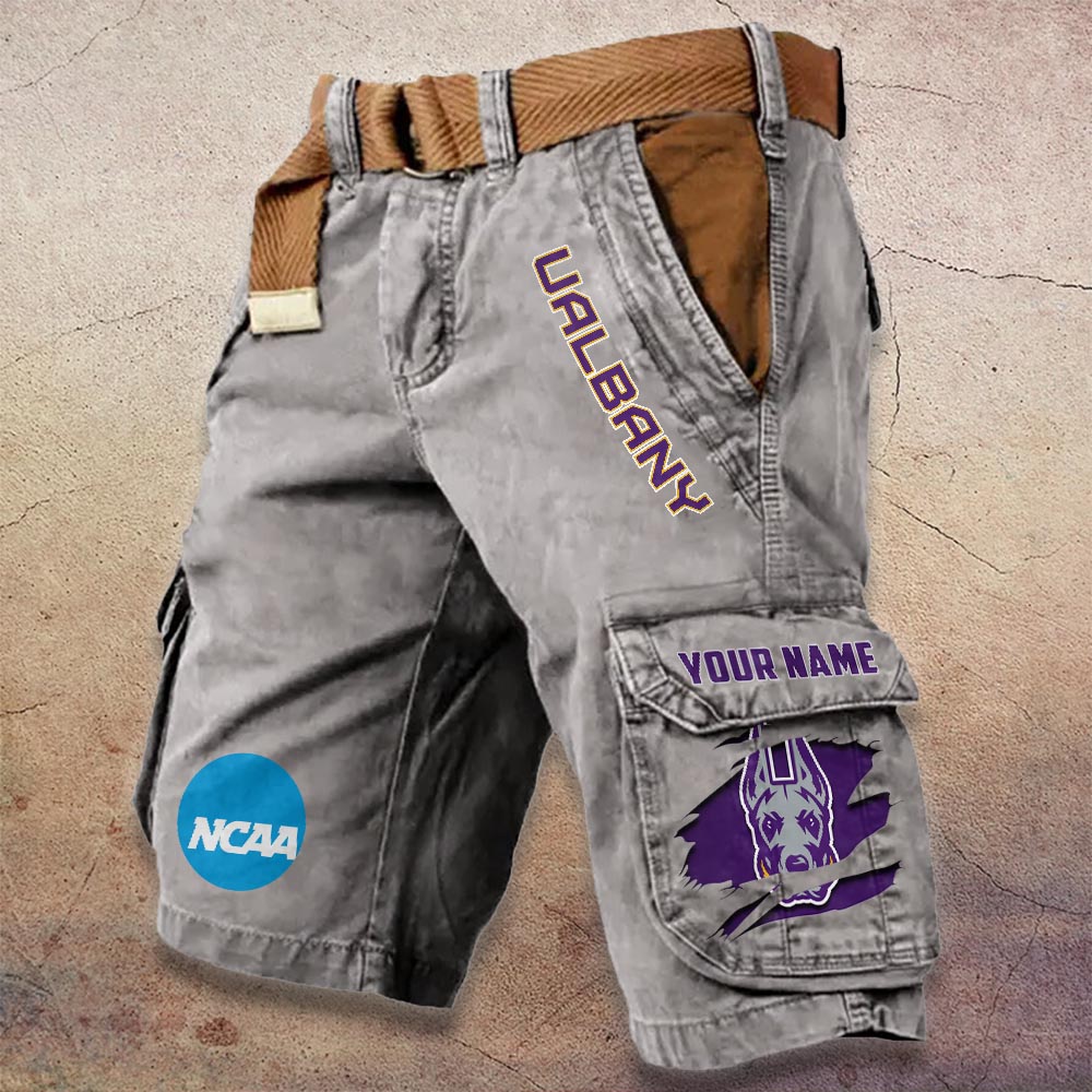 Sportswearmerch Albany Great Danes NCAA Denim Short For Fan