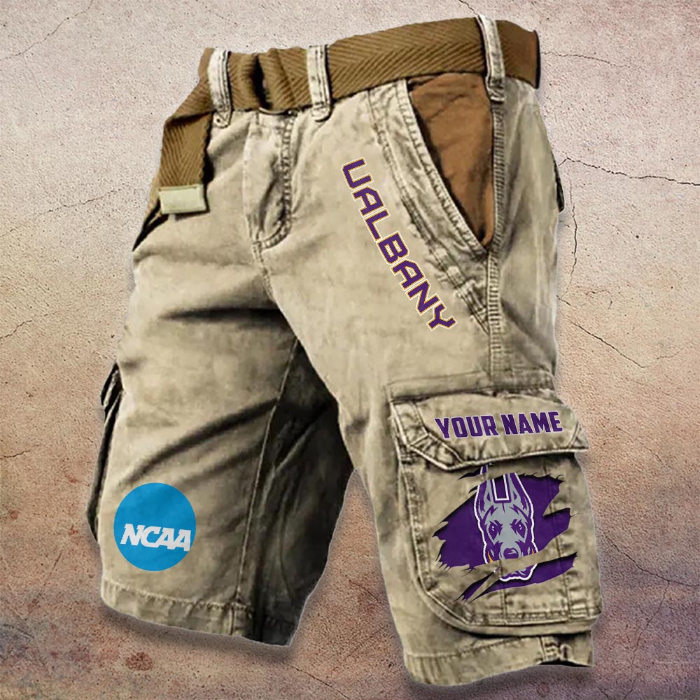 Sportswearmerch Albany Great Danes NCAA Denim Short For Fan
