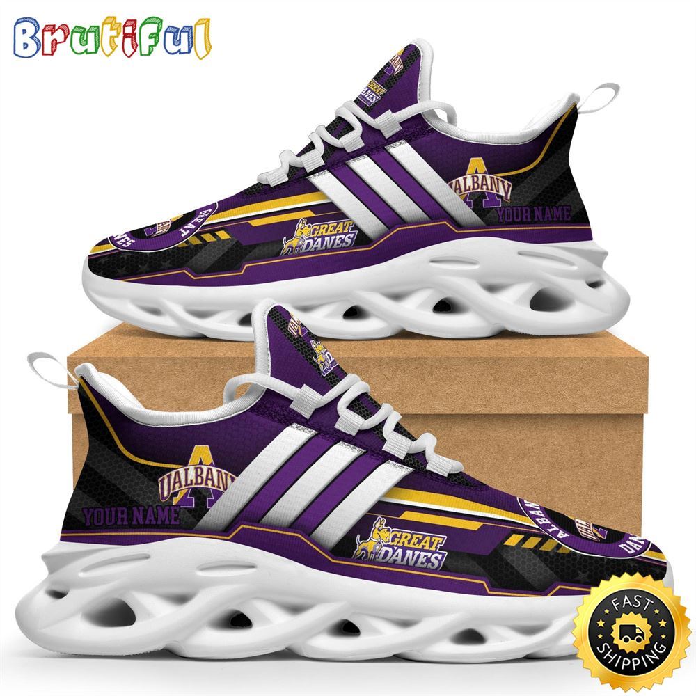 Sportswearmerch Albany Great Danes NCAA Max Soul Shoes Sneakers For Fan