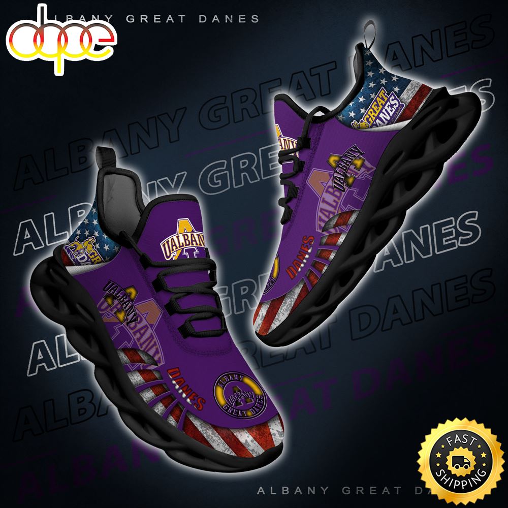 Sportswearmerch Albany Great Danes NCAA Max Soul Shoes Sneakers For Men And Women