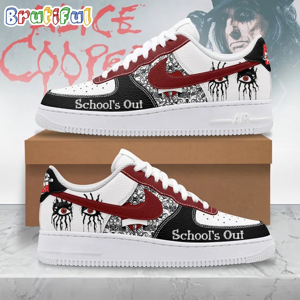 Sportswearmerch Alice Cooper x School's Out Music Air Low-Top Shoes For Men And Women