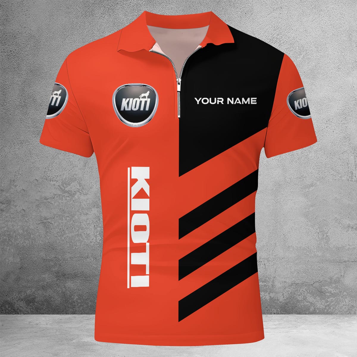 Sportswearmerch Allis Chalmers Tractor Lapel Zip Polo Shirt For Fan