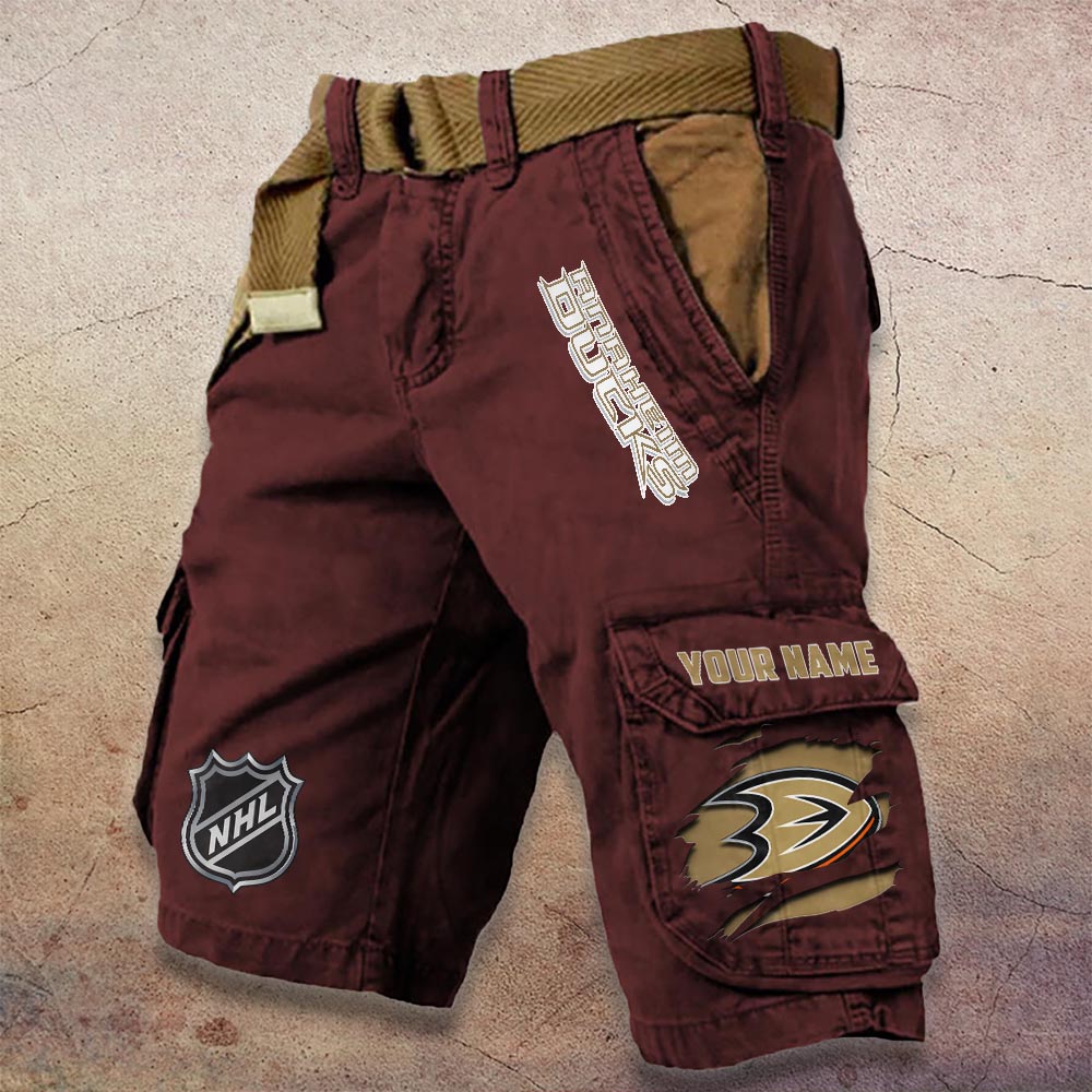 Sportswearmerch Anaheim Ducks NHL Denim Short For Fan
