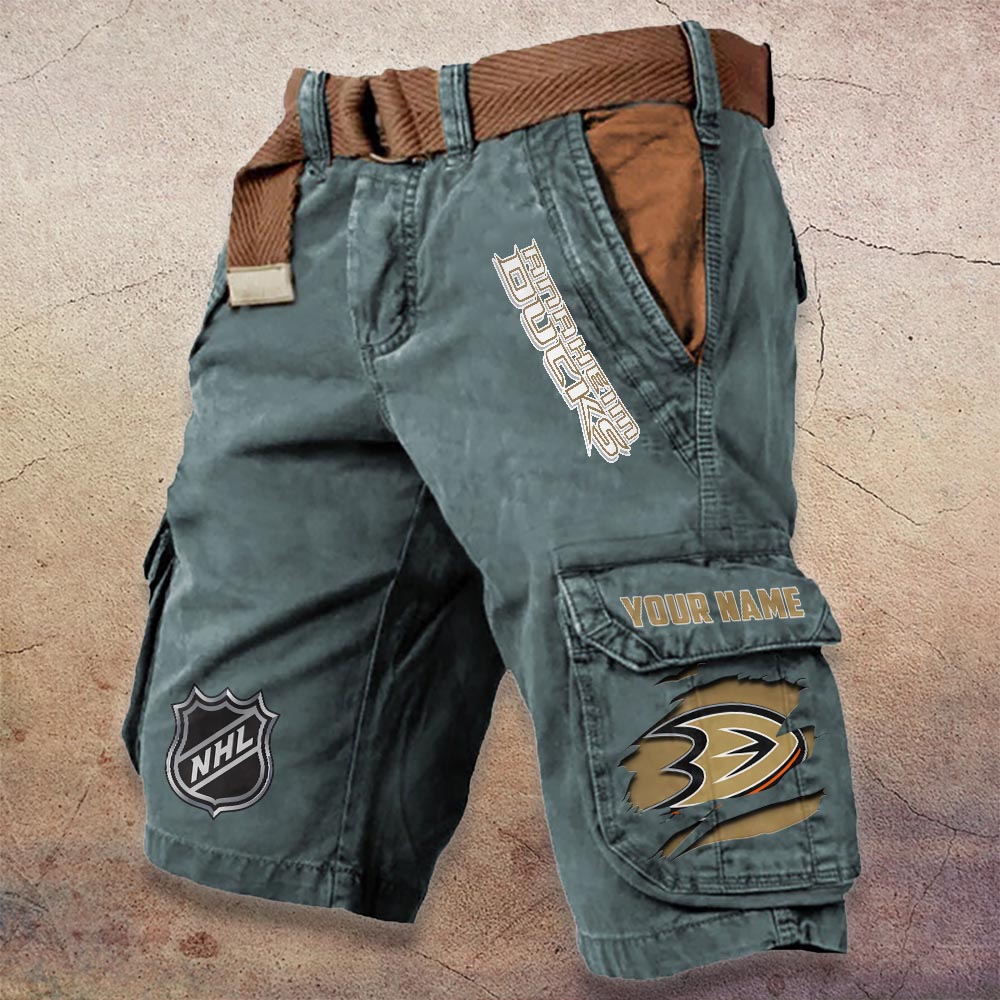 Sportswearmerch Anaheim Ducks NHL Denim Short For Fan