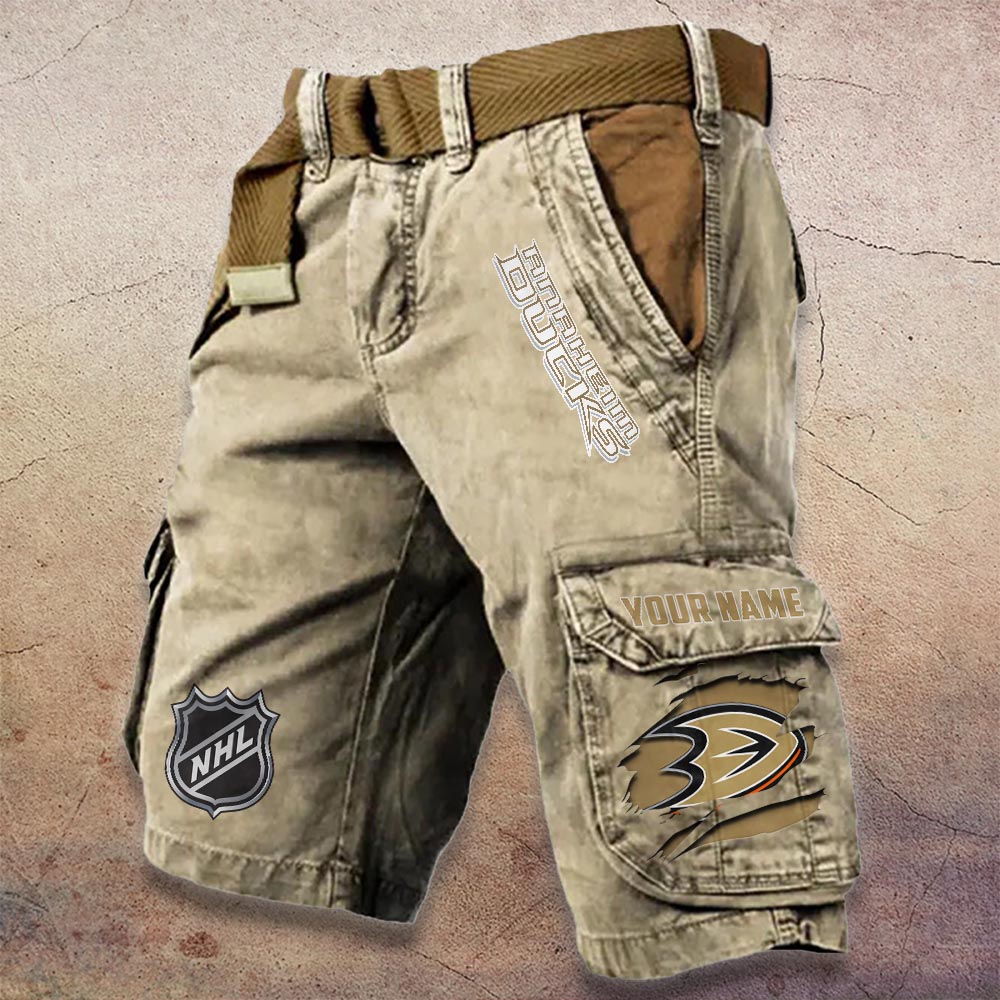 Sportswearmerch Anaheim Ducks NHL Denim Short For Fan