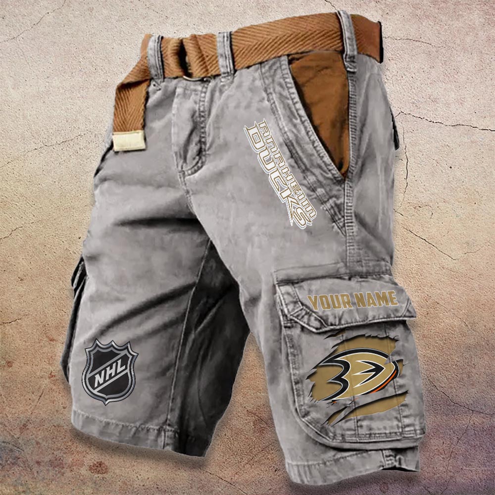 Sportswearmerch Anaheim Ducks NHL Denim Short For Fan