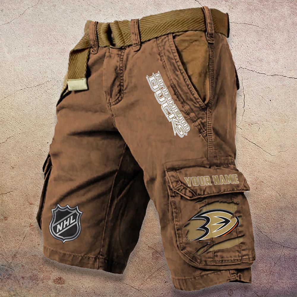 Sportswearmerch Anaheim Ducks NHL Denim Short For Fan