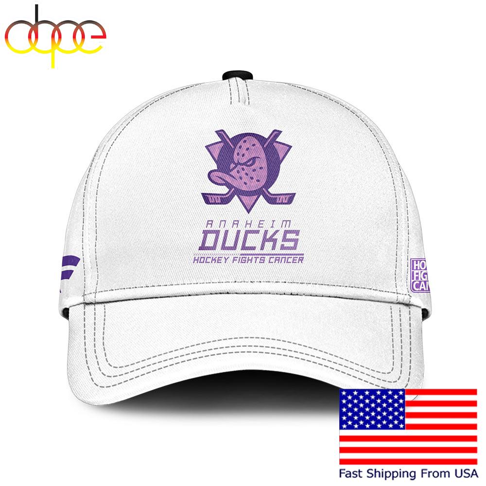 Sportswearmerch Anaheim Ducks NHL Fight Cancer Supporters Classic Cap For Fan