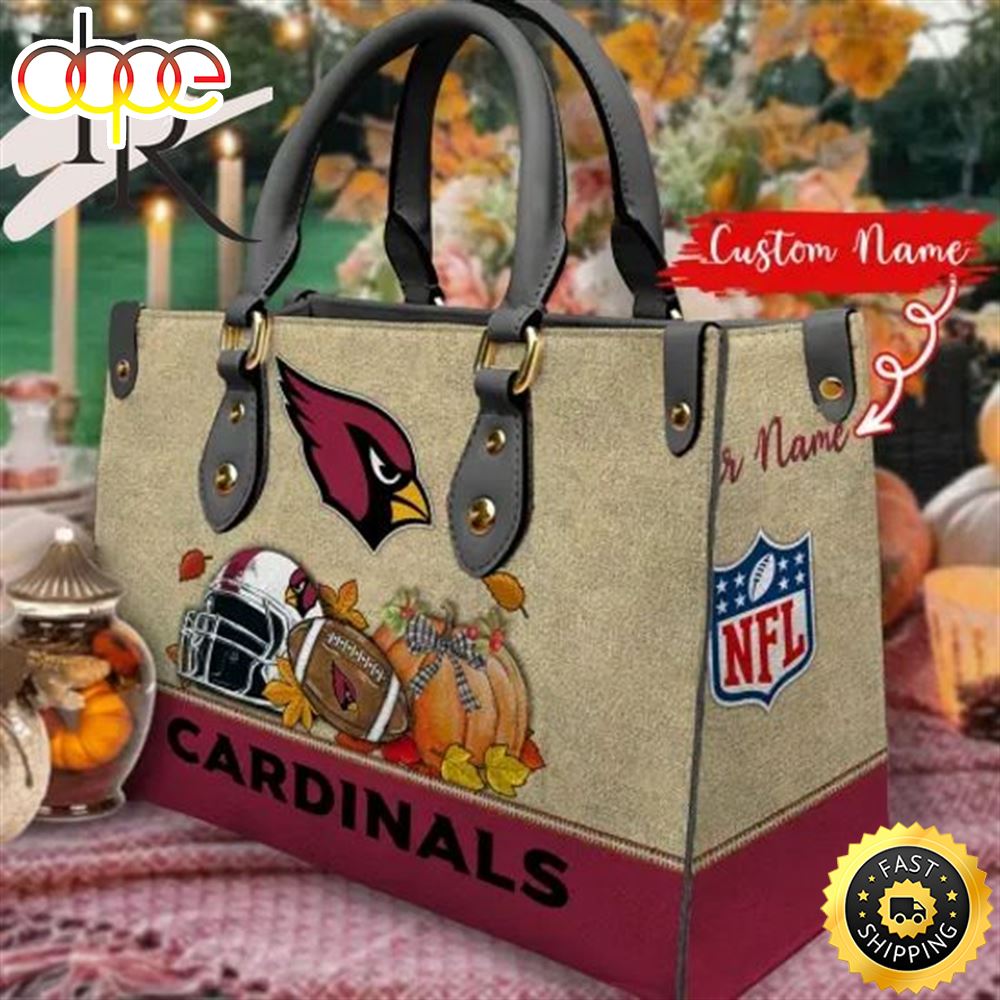 Sportswearmerch Arizona Cardinals NCAA Autumn Women Leather Hand Bag For Fan