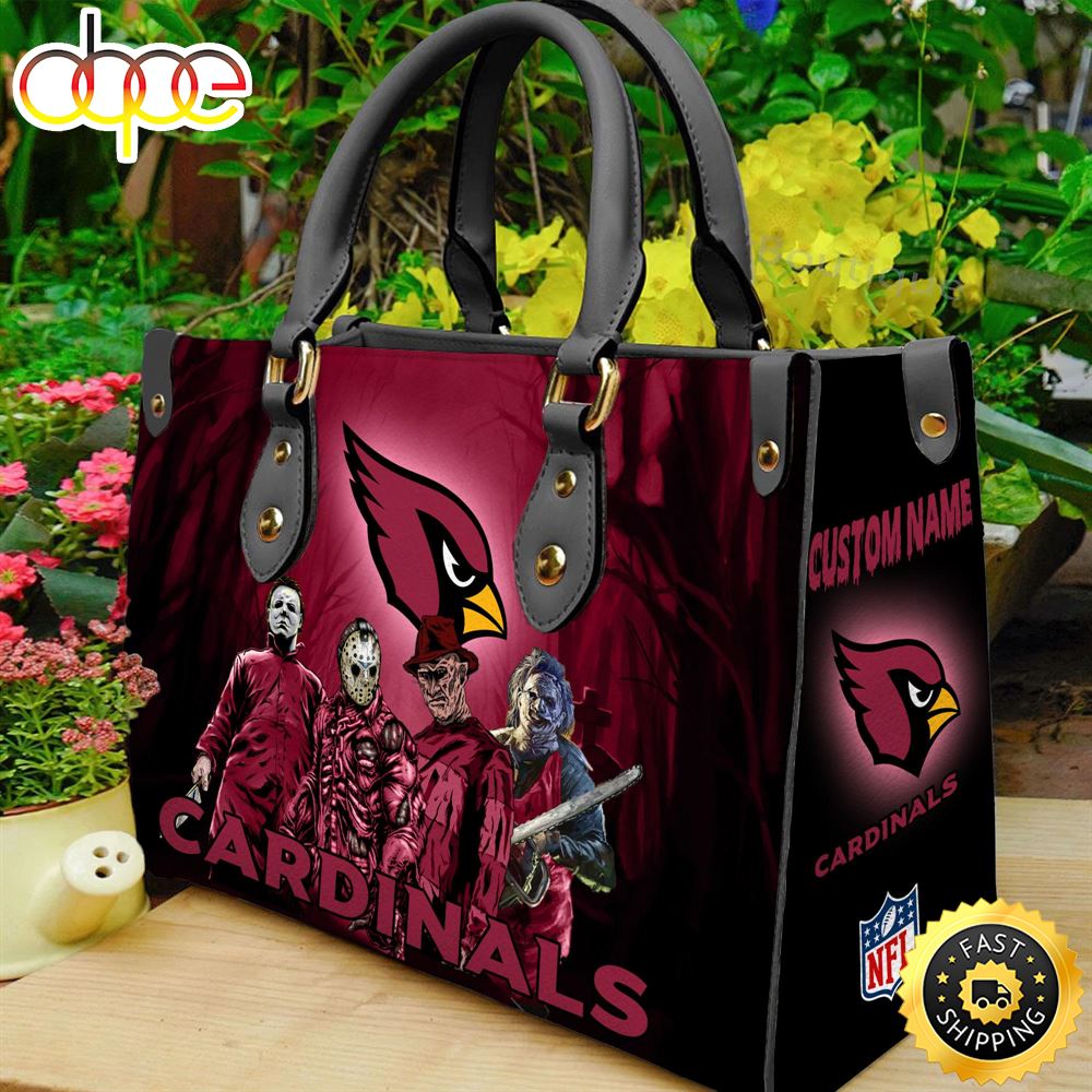 Sportswearmerch Arizona Cardinals NCAA Women Leather Hand Bag For Fan