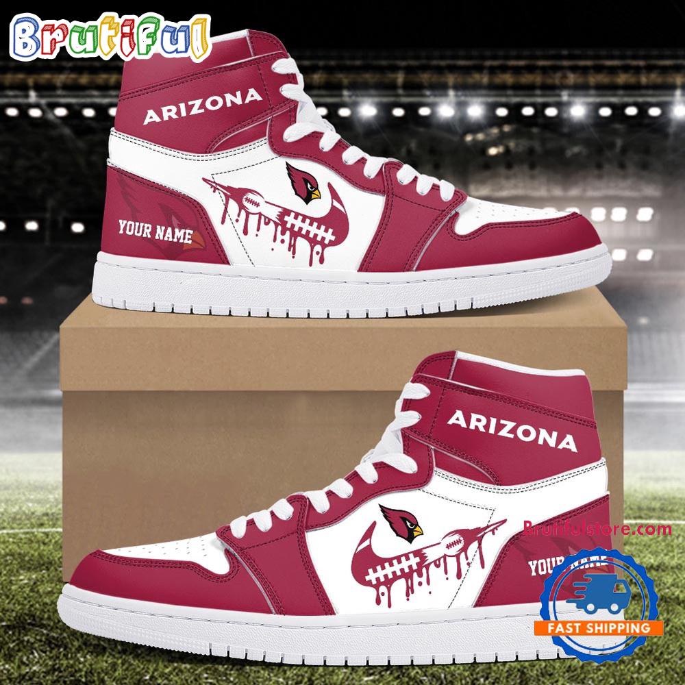 Sportswearmerch Arizona Cardinals NFL AJ1 High Sneakers Shoes For Men And Women