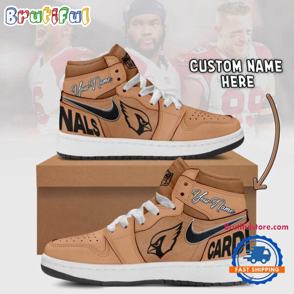 Sportswearmerch Arizona Cardinals NFL AJ1 High Sneakers Shoes For Men And Women