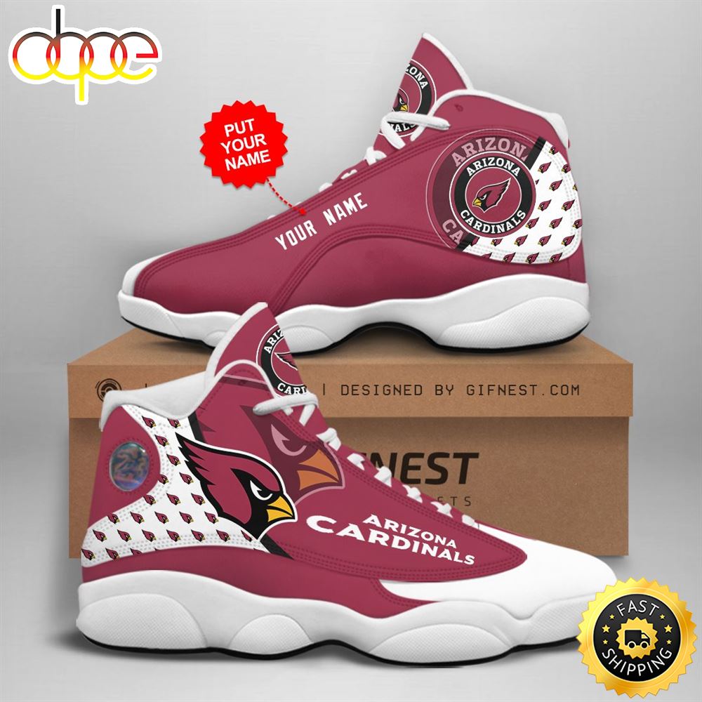 Sportswearmerch Arizona Cardinals NFL AJ13 Sneakers Shoes For Men And Women