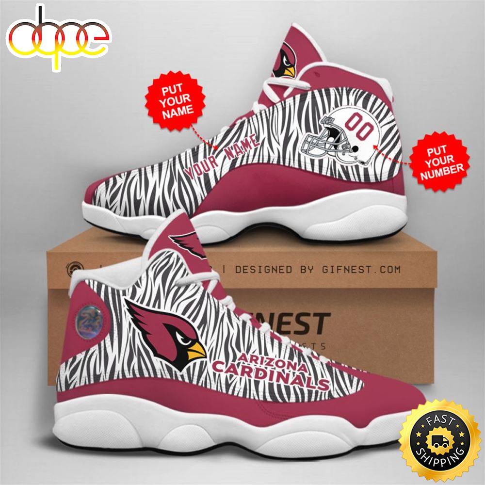 Sportswearmerch Arizona Cardinals NFL AJ13 Sneakers Shoes For Men And Women