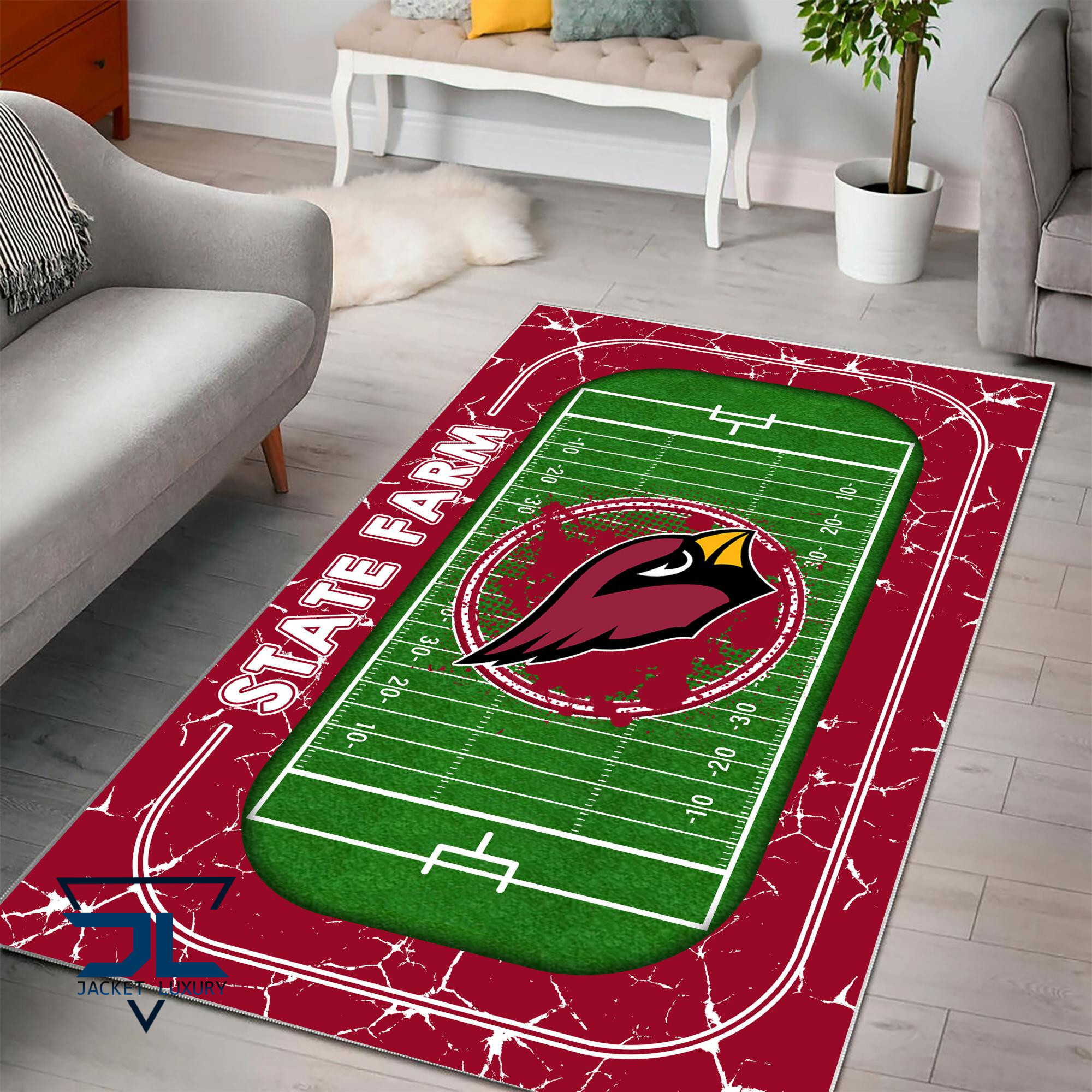 Sportswearmerch Arizona Cardinals NFL Area Rug For Fan