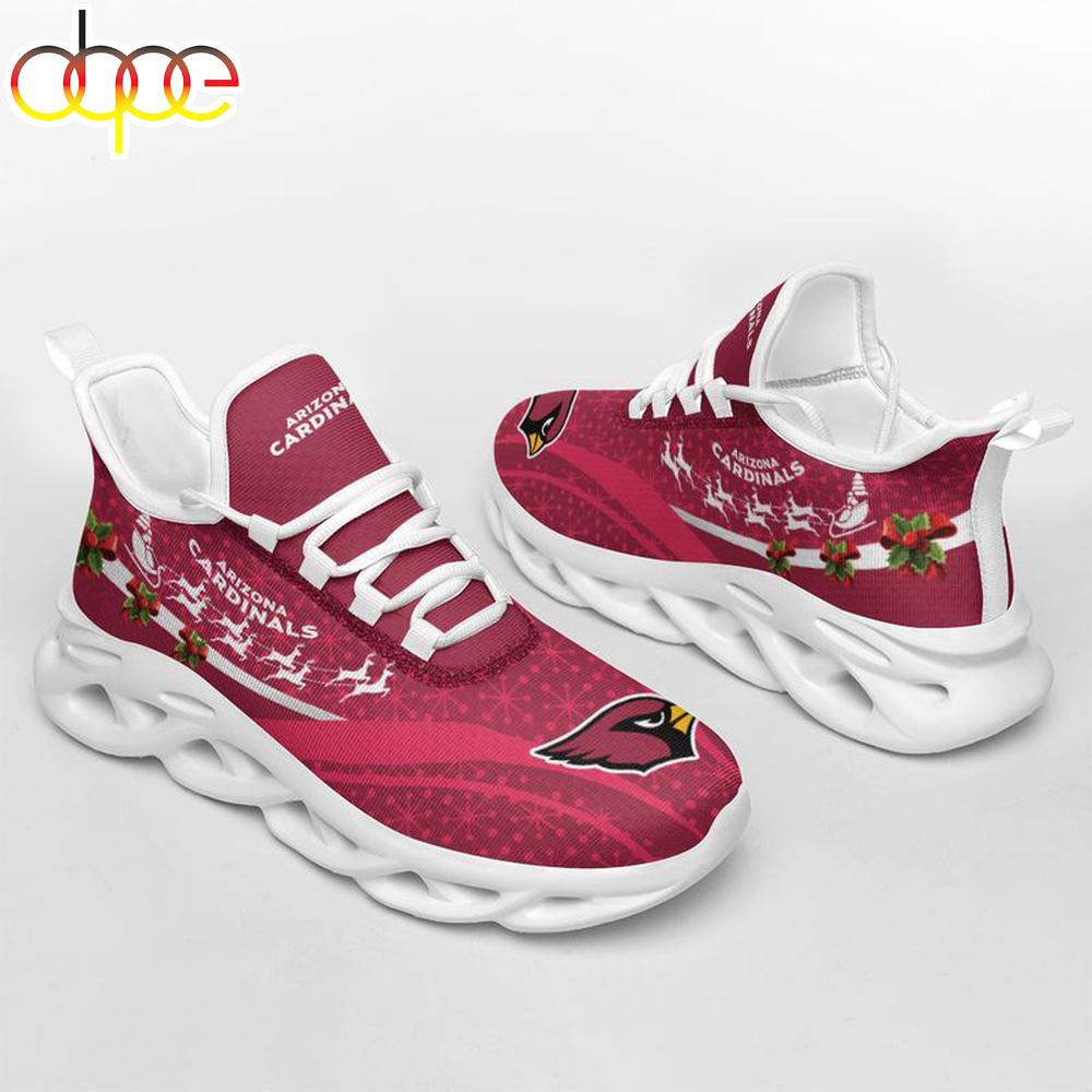 Sportswearmerch Arizona Cardinals NFL Christmas Pattern Max Soul Shoes Sneakers For Men And Women