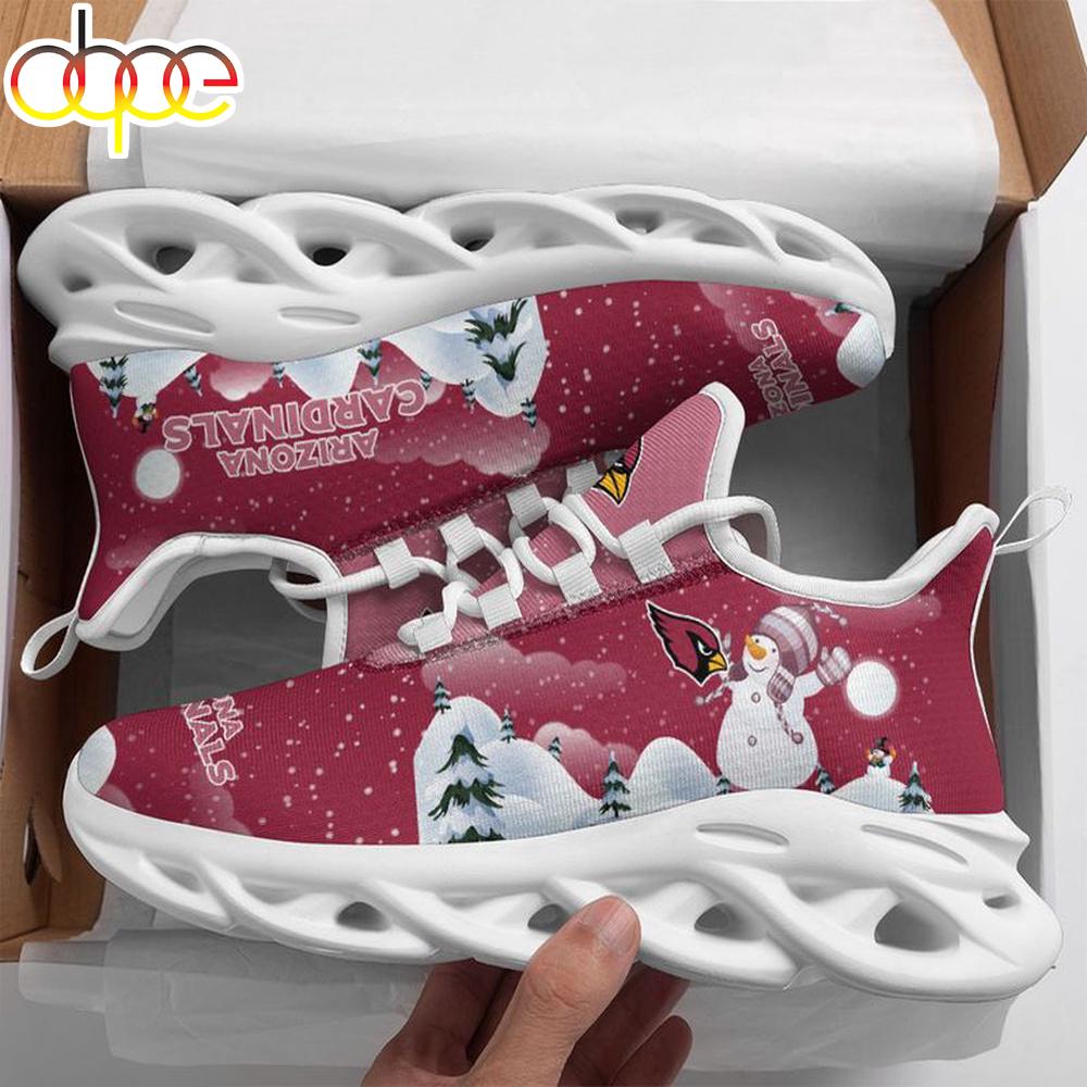 Sportswearmerch Arizona Cardinals NFL Christmas Snowman Max Soul Shoes Sneakers For Men And Women