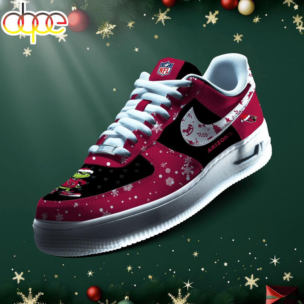 Sportswearmerch Arizona Cardinals NFL Grinch Merry Christmas Air Low-Top Sneakers Shoes For Men And Women
