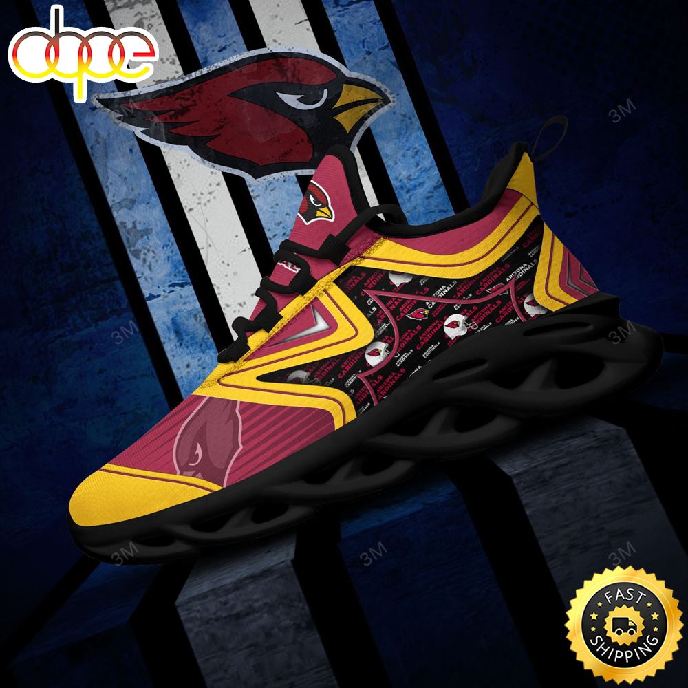 Sportswearmerch Arizona Cardinals NFL Max Soul Shoes Sneakers For Men And Women