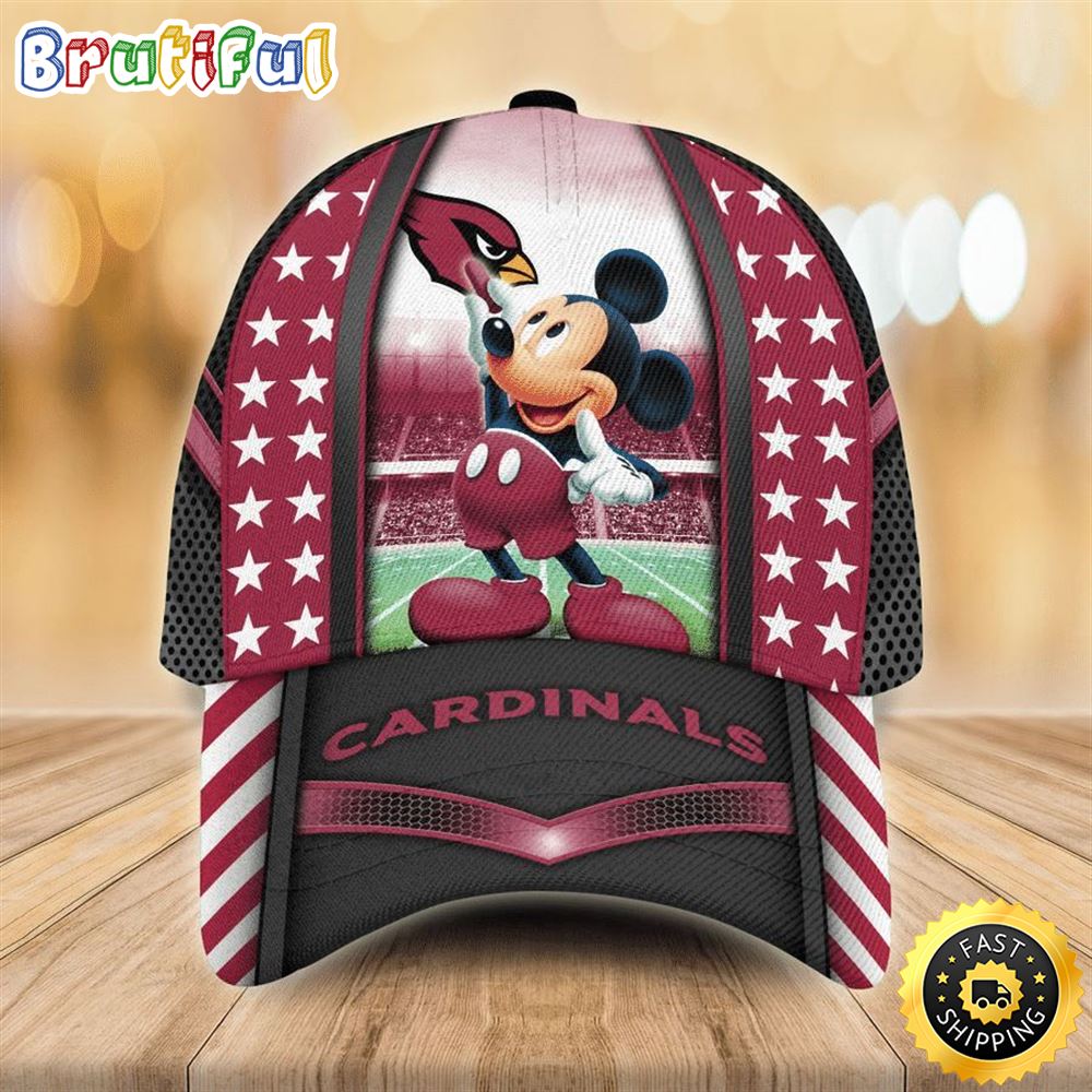 Sportswearmerch Arizona Cardinals NFL NFL x Mickey Mouse Classic Cap For Fan