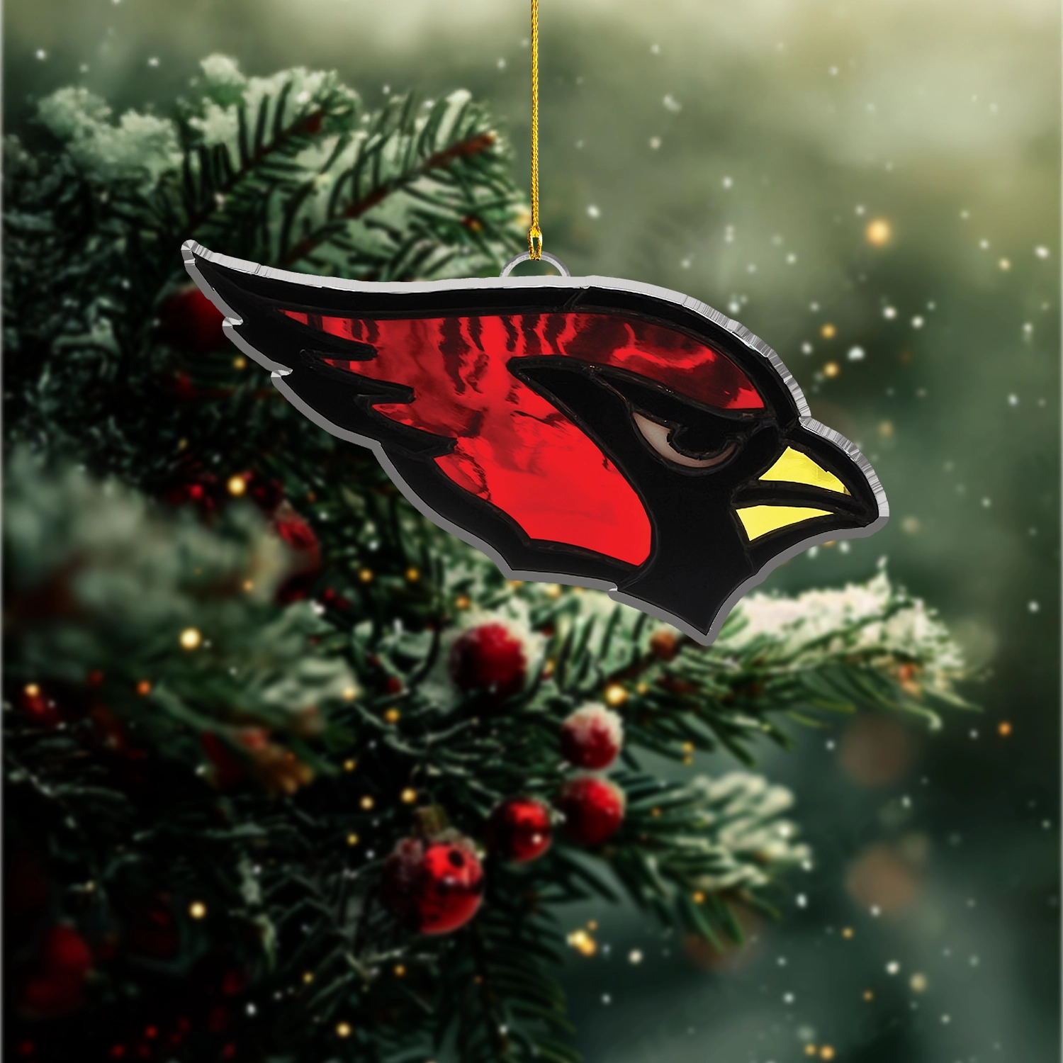 Sportswearmerch Arizona Cardinals NFL x Christmas Acrylic Ornament Gift For Fans
