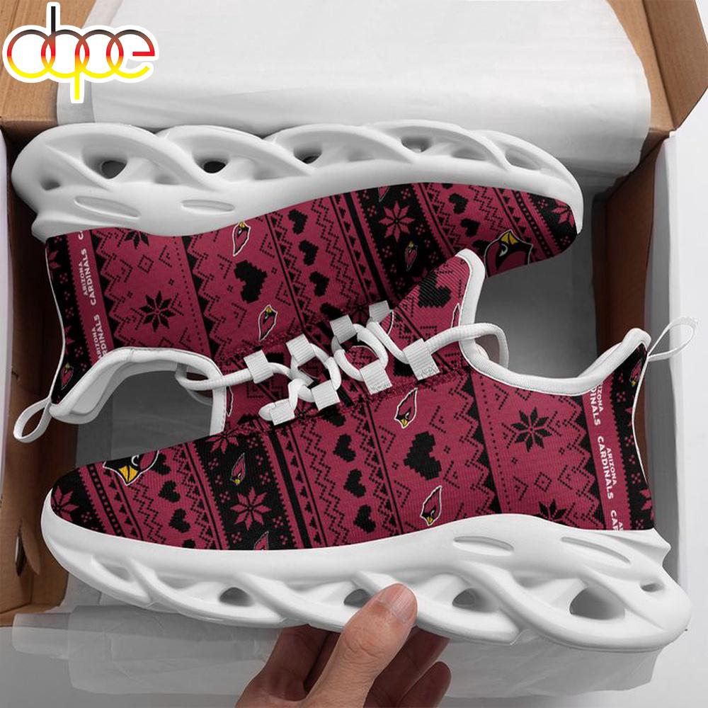 Sportswearmerch Arizona Cardinals NFL X-max Patterns Christmas Max Soul Shoes Sneakers For Men And Women