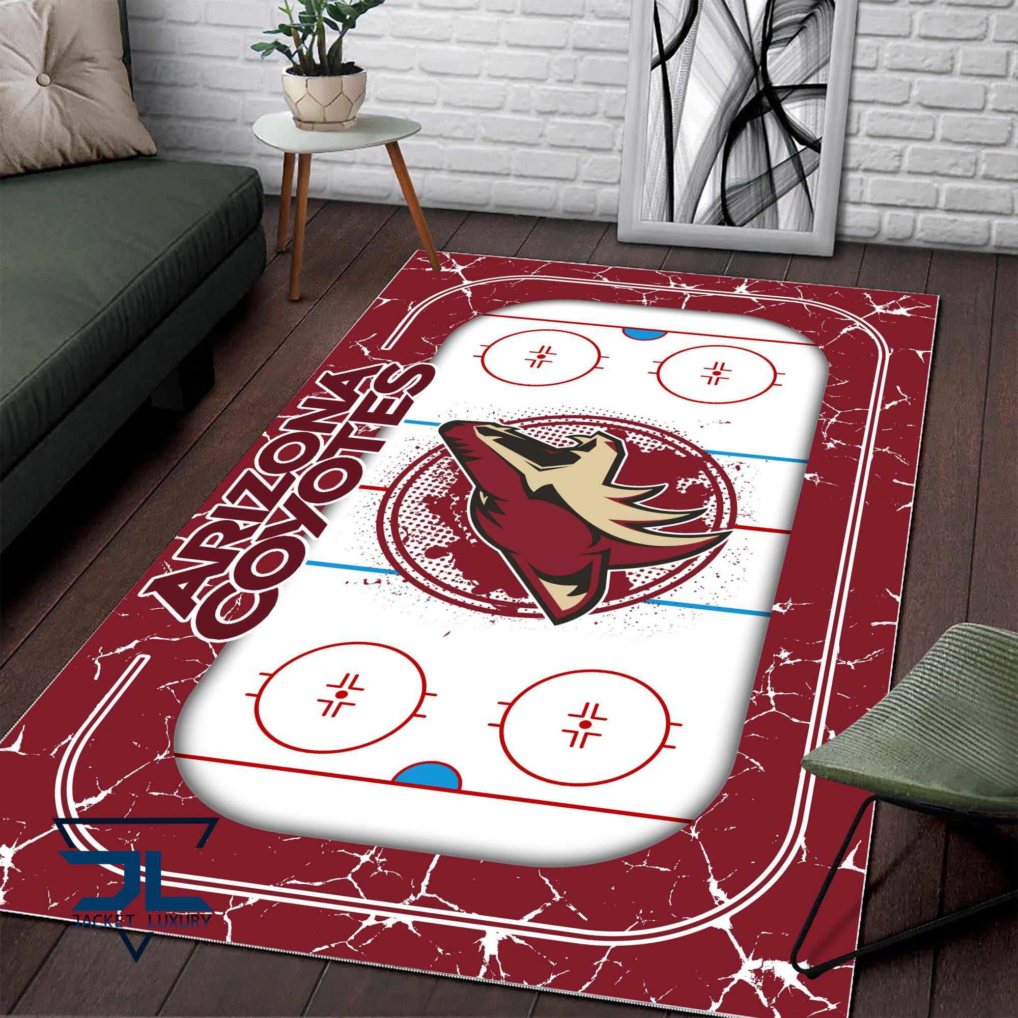 Sportswearmerch Arizona Coyotes NHL Area Rug For Fan