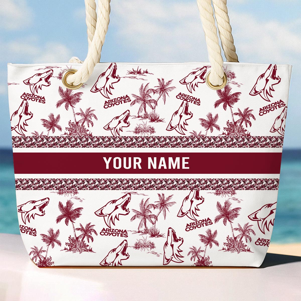 Sportswearmerch Arizona Coyotes NHL Beach Bag For Fan
