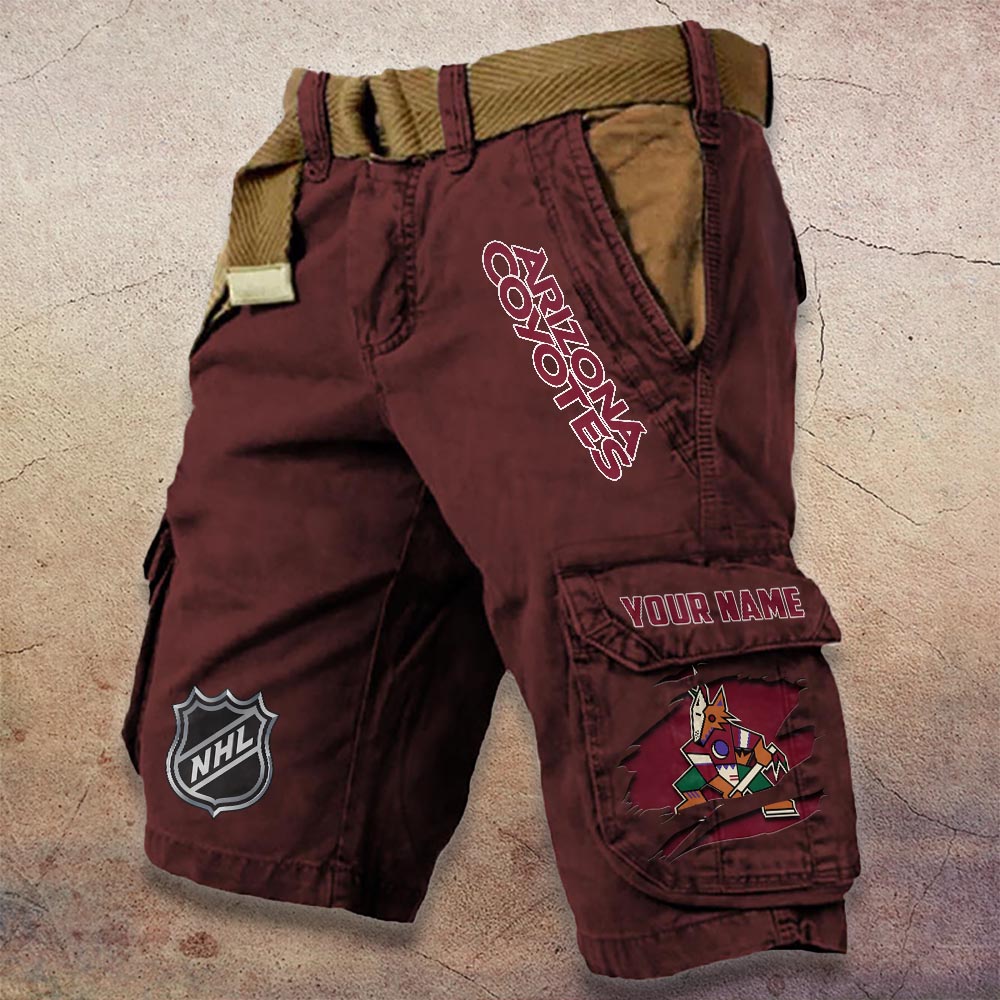Sportswearmerch Arizona Coyotes NHL Denim Short For Fan