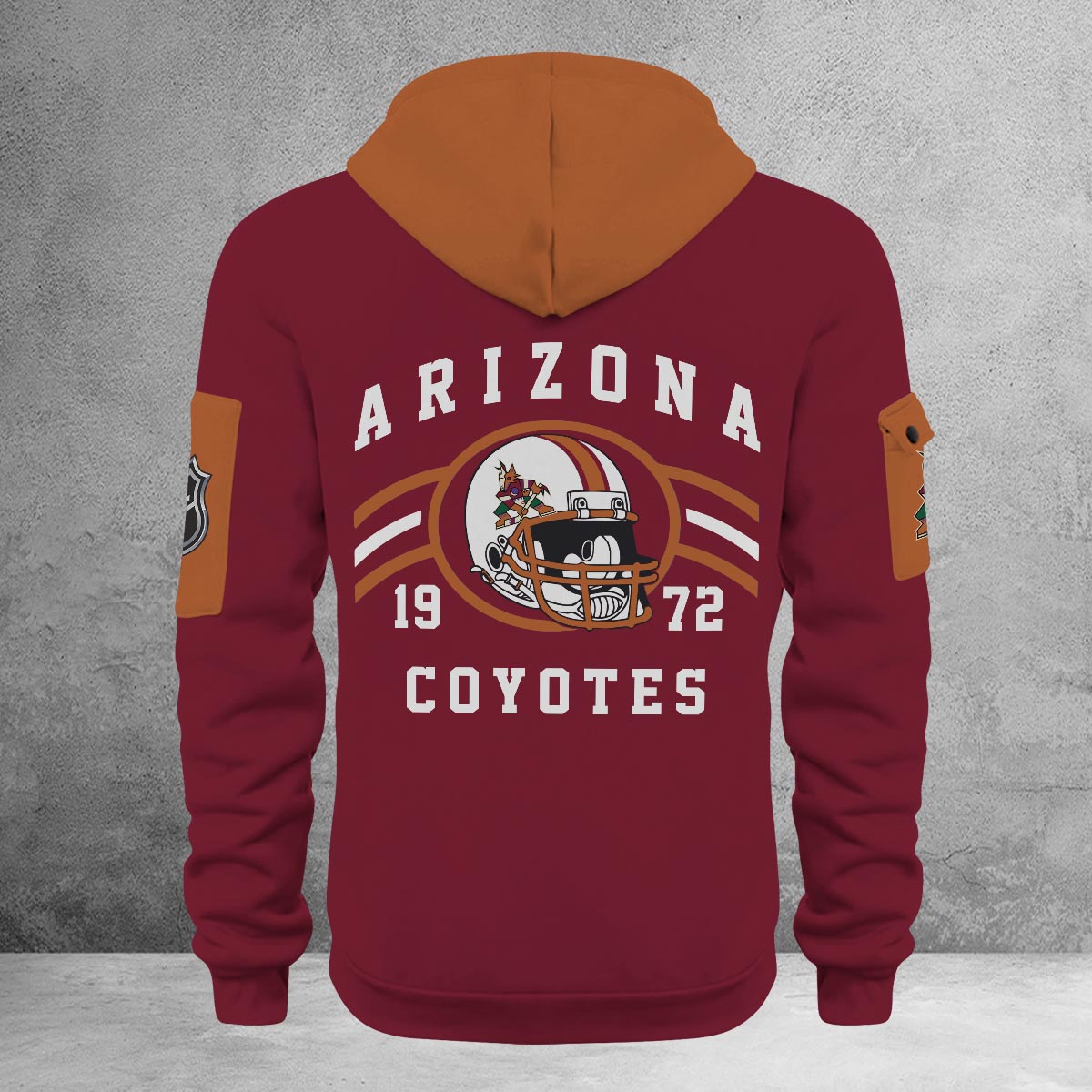 Sportswearmerch Arizona Coyotes NHL Half Zip Hoodie Personalized For Fan