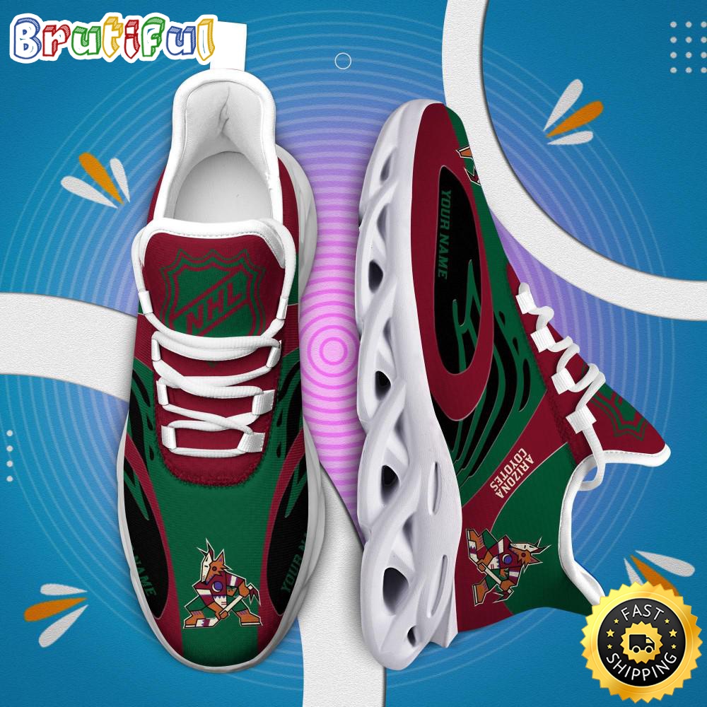 Sportswearmerch Arizona Coyotes NHL Max Soul Shoes For Fan