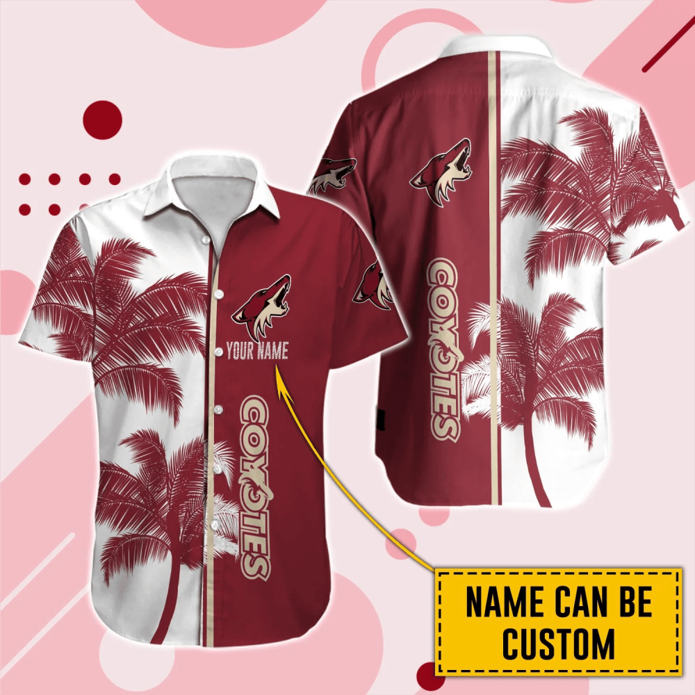 Sportswearmerch Arizona Coyotes NHL Personalized Hawaiian Shirt For Fan