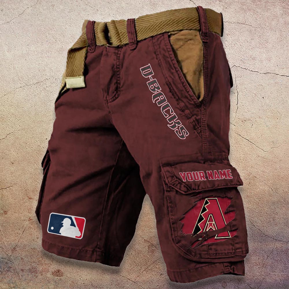 Sportswearmerch Arizona Diamondbacks MLB Denim Short For Fan
