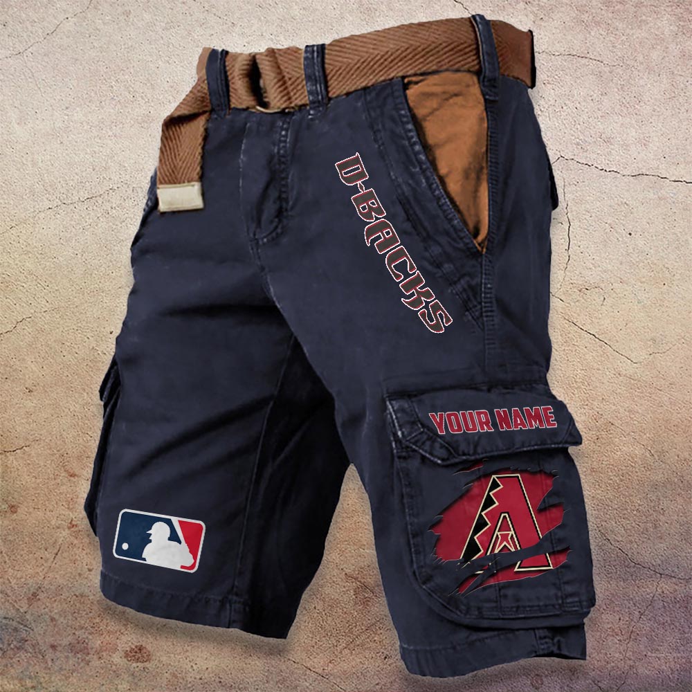 Sportswearmerch Arizona Diamondbacks MLB Denim Short For Fan