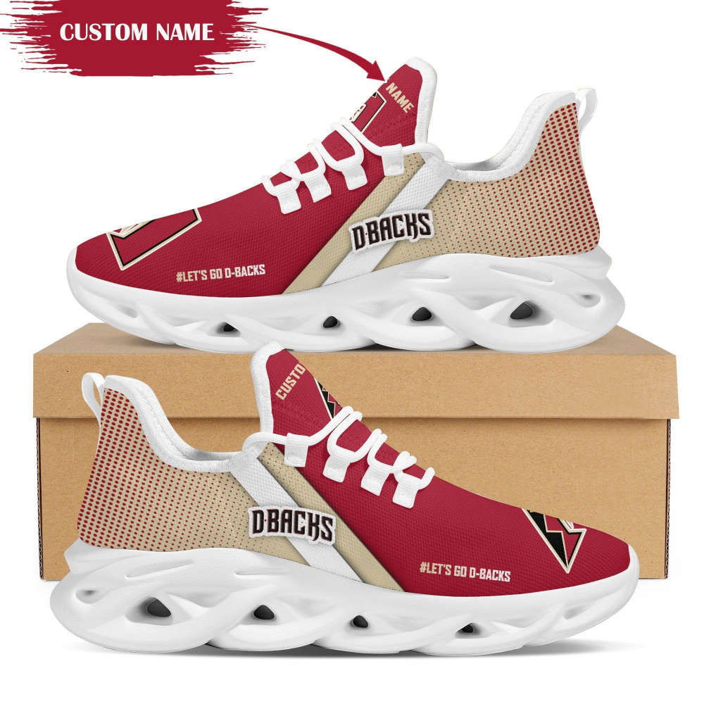 Sportswearmerch Arizona Diamondbacks MLB Max Soul Shoes Sneakers For Men And Women