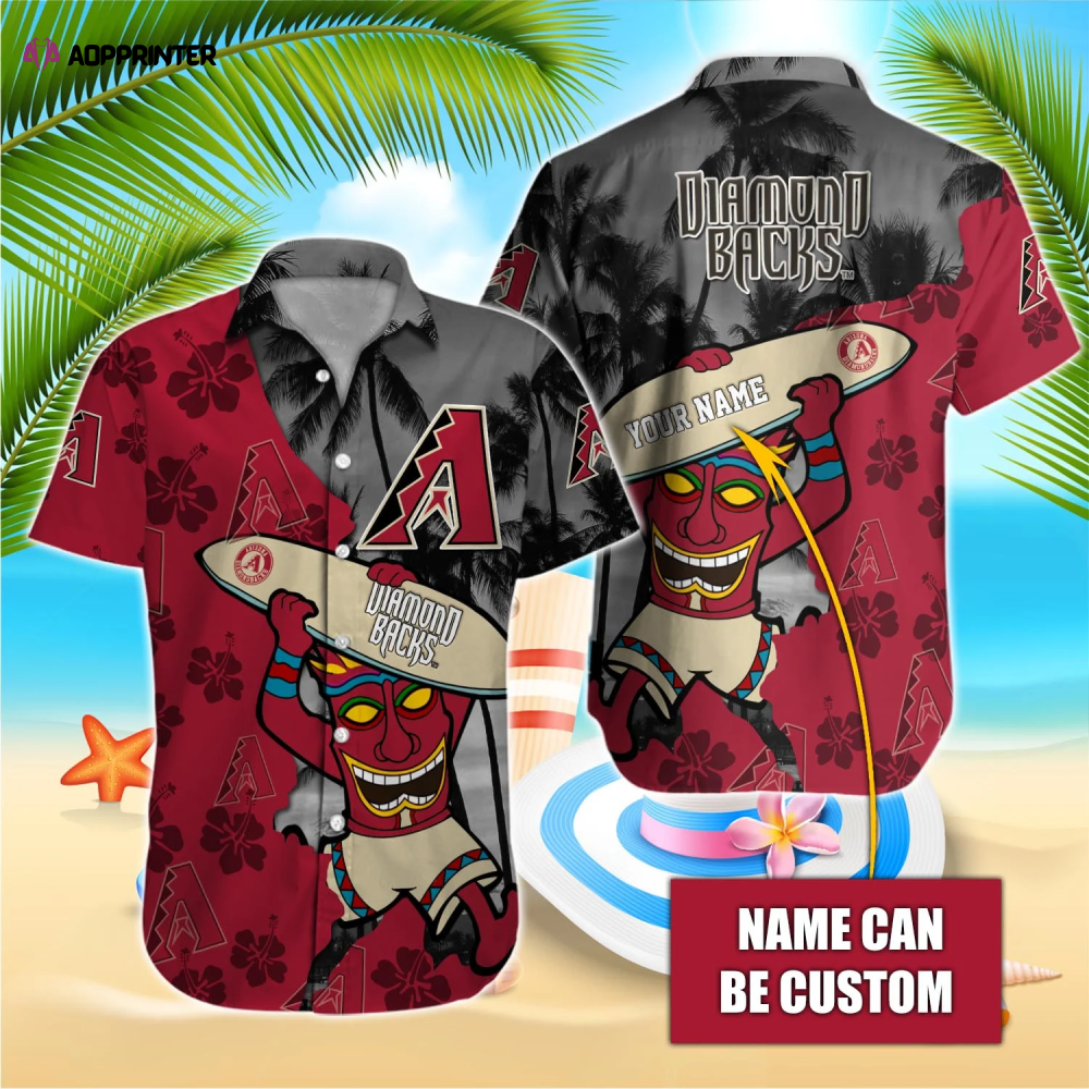 Sportswearmerch Arizona Diamondbacks MLB Personalized Hawaiian Shirt For Fan