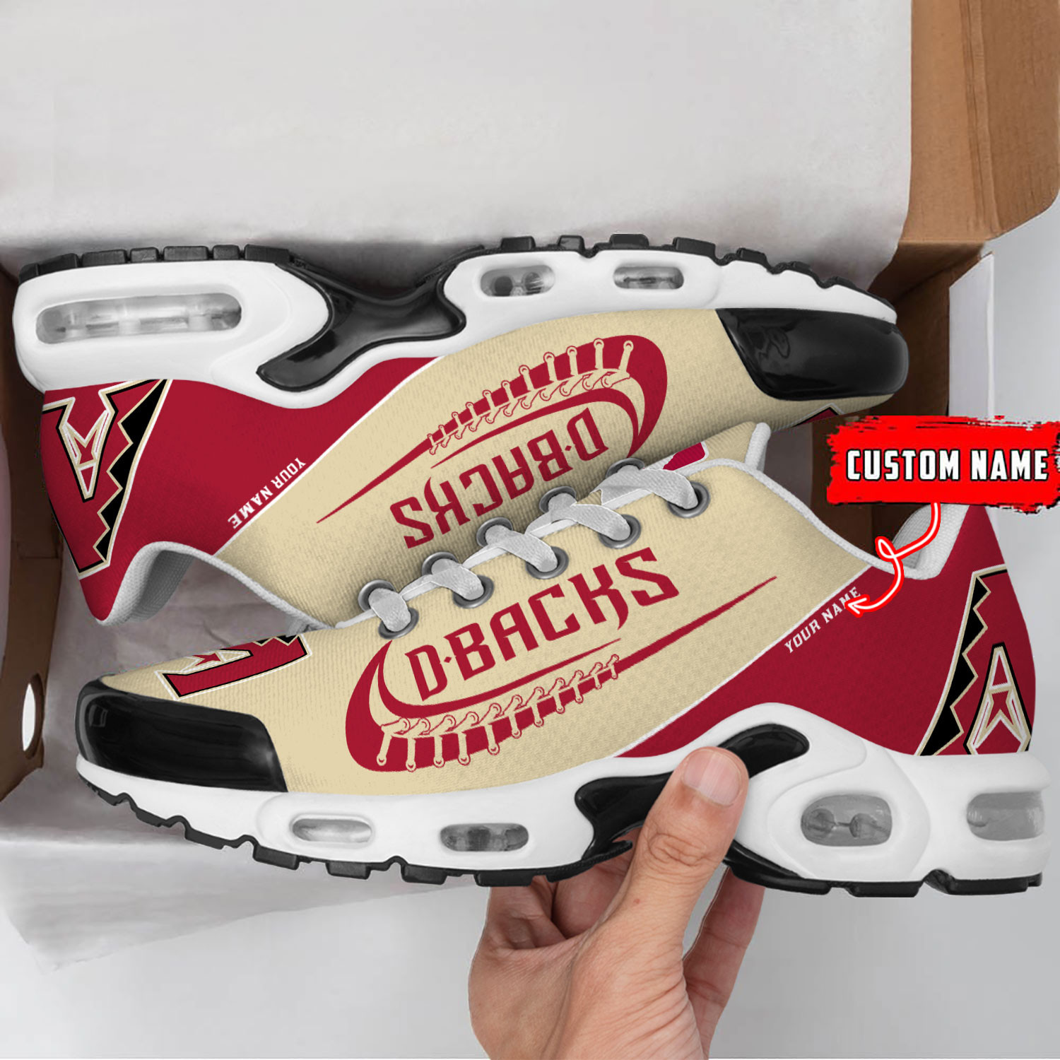 Sportswearmerch Arizona Diamondbacks MLB TN Shoes Sneakers For Men And Women