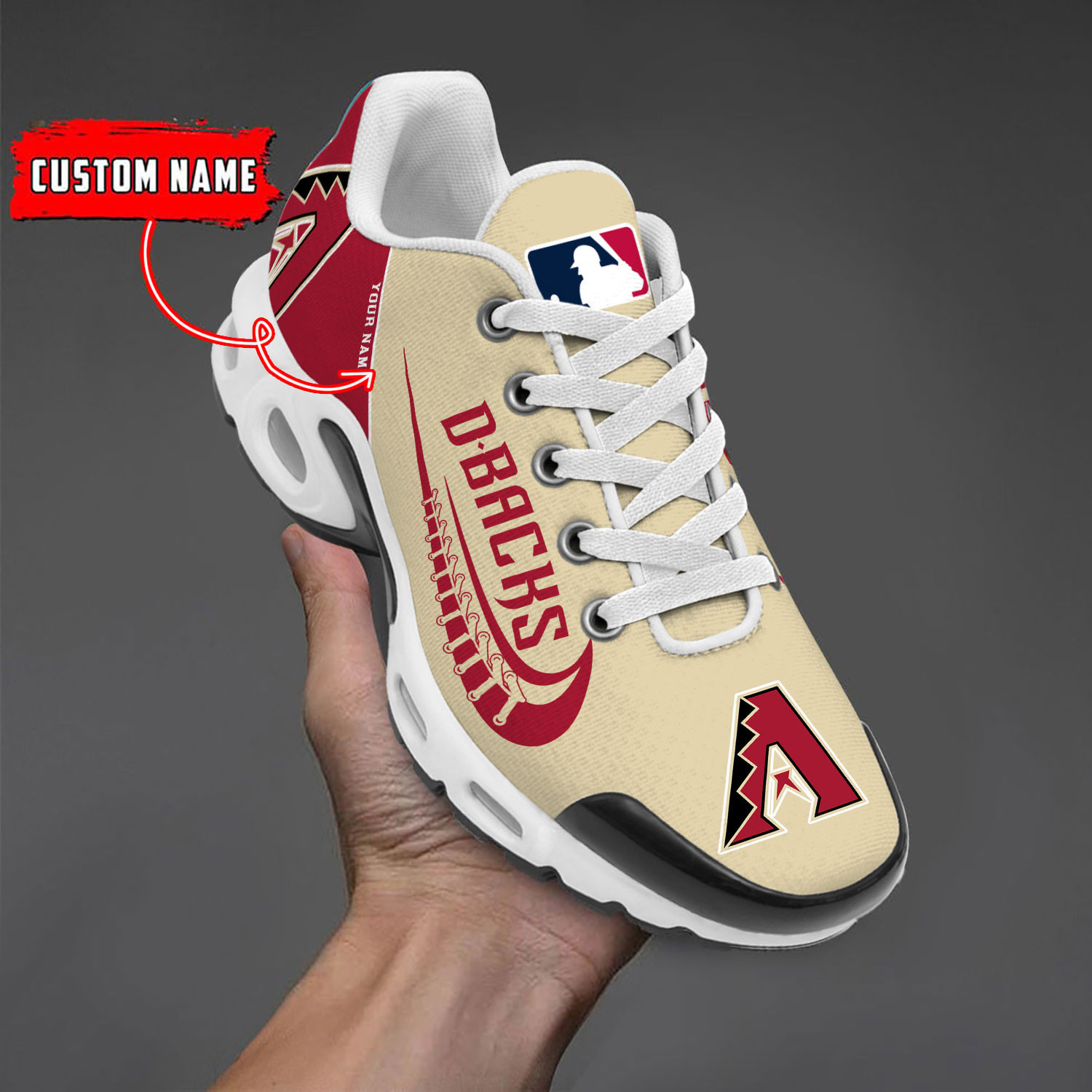 Sportswearmerch Arizona Diamondbacks MLB TN Shoes Sneakers For Men And Women