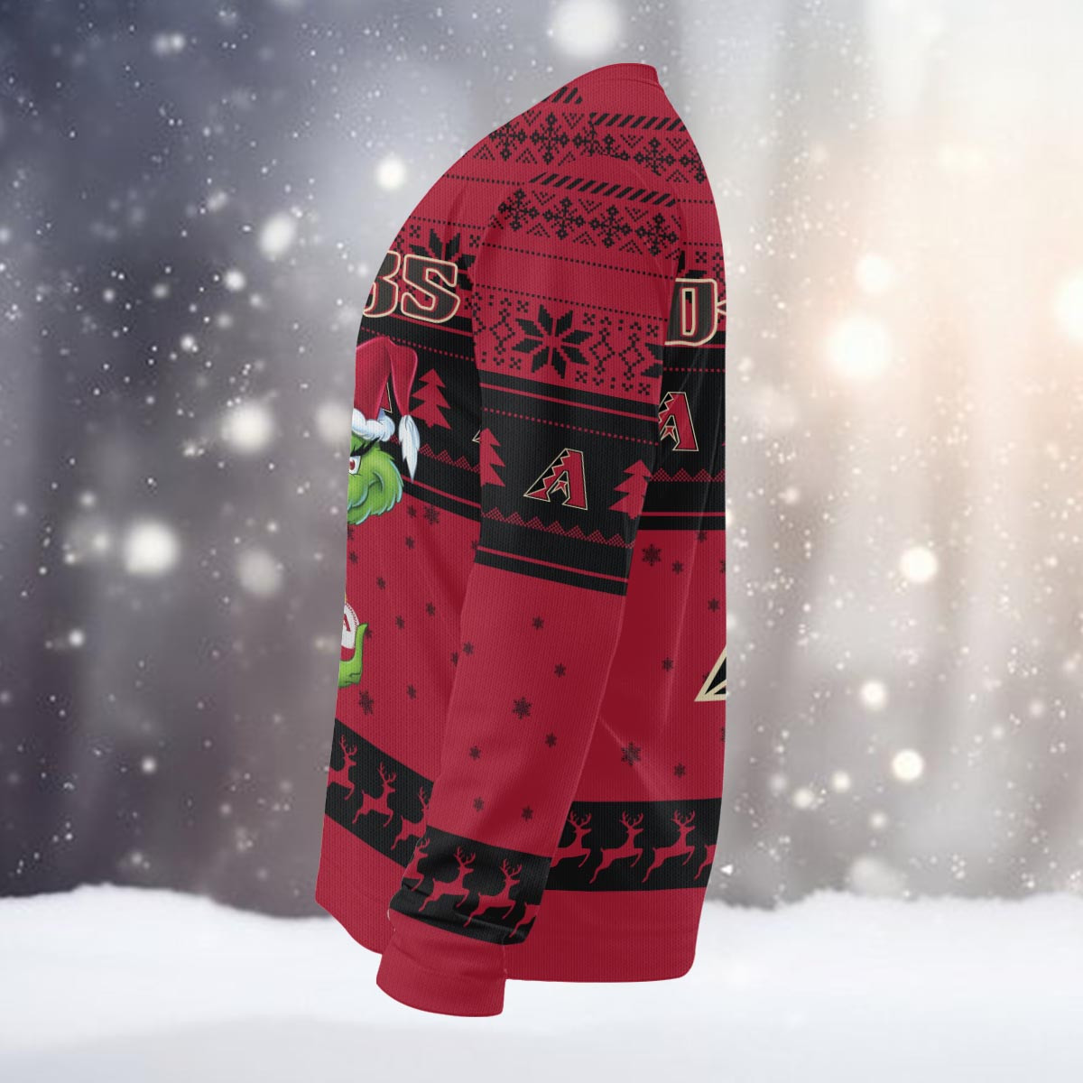 Sportswearmerch Arizona Diamondbacks MLB x Grinch Christmas Ugly Sweater For Fans
